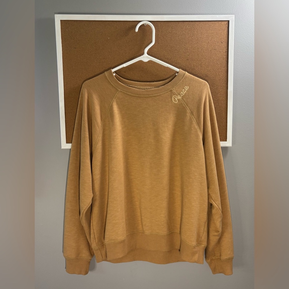Aerie Tan Crewneck